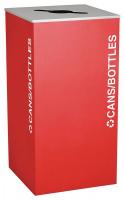 22N306 Recycling Receptacle, 36 Gal, Ruby