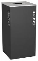 22N308 Recycling Receptacle, 36 Gal, Black