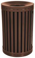 22N331 Waste Receptacle, Outdoor, 45 G, Coffee