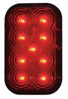 22N681 Stop/Turn/Tail, 9 LED, Rectangle, Red
