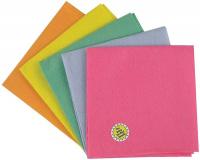 22N714 Shammy, 15x15 In, Assorted Colors, Pk 5