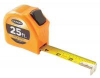 22N890 Measuring Tape, 1 In x 25 ft, Orange
