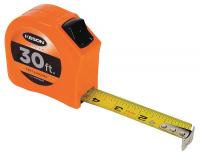 22N891 Measuring Tape, 1 In x 30 ft, Orange