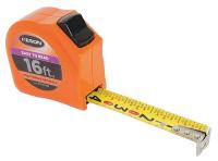 22N897 Measuring Tape, 1 In x 16 ft, Orange