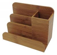 22ND17 Desktop Organizer, Bamboo
