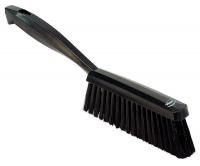 22UM39 Edge Bench Brush, Black, Soft, 14 in