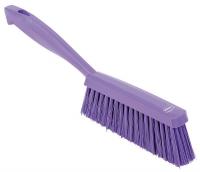 22UM46 Edge Bench Brush, Purple, Medium, 14 in