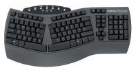 22W808 Microban Multimedia Keyboard, USB, Black