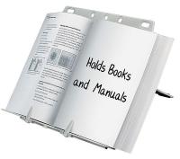 22W809 Copy Holder, Book Lift Easel, Platinum