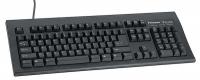 22W831 Microban Multimedia Keyboard, USB, Black