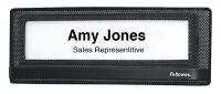22W859 Name Plate, Steel Wire, Black