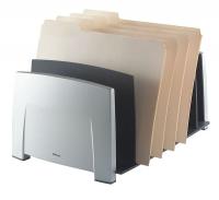 22W861 File Holder, Blk/Slvr, Letter/Legal, 7 Comp