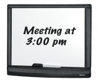 22W892 Dry Erase Board, Steel, Black