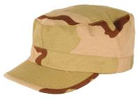 22W953 BDU Patrol Cap, Cotton, 3-Color Camo, L