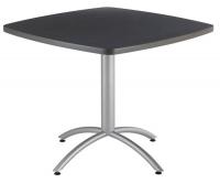 22YK03 Cafe Table, Square, 30InH, Graphite Granite