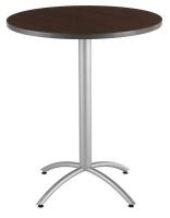22YK12 Cafe Table, Round, 42 In H, Walnut