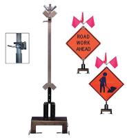 23J510 Barrier Mount Sign Stand