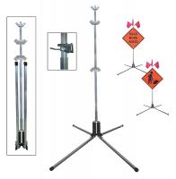 23J517 Sign Stand, Aluminum, 75 In.