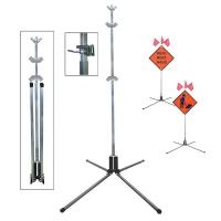 23J518 Sign Stand, Rigid and Roll-Up, 75 In.