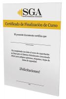 23J561 Training Certificate (50/pkg) SP