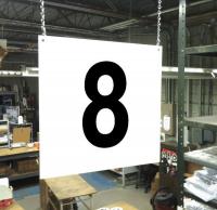23J623 Hanging Aisle Sign, Legend 8