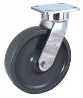 23J844 Kingpinless Swvl Caster, 1200 lb, 8 In Dia