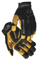 23K041 Mechanics Gloves, Gold and Black, XL, PR
