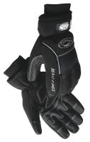 23K075 Cold Protection Gloves, 2XL, Black, Pr