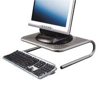 23K177 Monitor Stand, Pewter, Steel