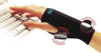 23K273 Wrist Wrap, Black, Lycra, L