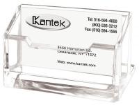 23K280 Business Card Holder, Clear, Acrylic