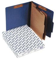 23K375 Classification Folder, Blue, PK 10