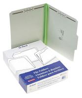 23K474 Letter File Folders, Green, PK 25