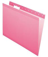23K506 Hanging File Folders, Pink, PK 25