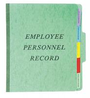 23K550 Employee/Personnel File Folder, Green