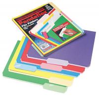 23K557 Letter File Folders, Assorted, PK 30