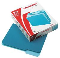 23K561 Letter File Folders, Teal/Lt Teal, PK 100