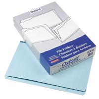 23K620 Legal File Folders, Blue, PK 25