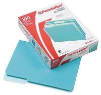 23K639 Letter File Folders, Aqua