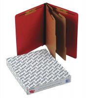 23K724 Letter File Folders, Red, PK 10