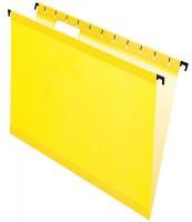 23K885 Hanging File Folders, Yellow, PK 20