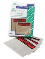 23L018 Packing List Envelope, Orange, PK 100