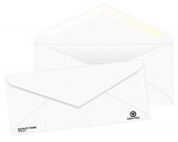 23L169 Business Envelope, White, Paper, PK 500