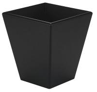 23L299 Waste Container, Black, Wood