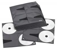 23L367 CD/DVD Sleeve Refill, Blk/Clr, PK 50