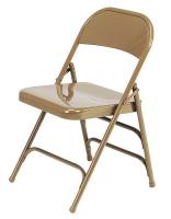 23L623 Folding Chair, Golden Bronze