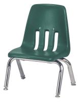 23L683 Stack Chair, Plastic, Forest Green