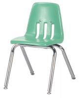 23L694 Stack Chair, Plastic, Cucumber