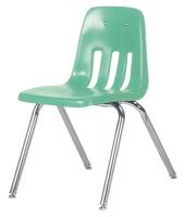 23L714 Stack Chair, Plastic, Cucumber