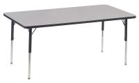 23L744 Activity Table, 30 x 60 In, Gray Nebula